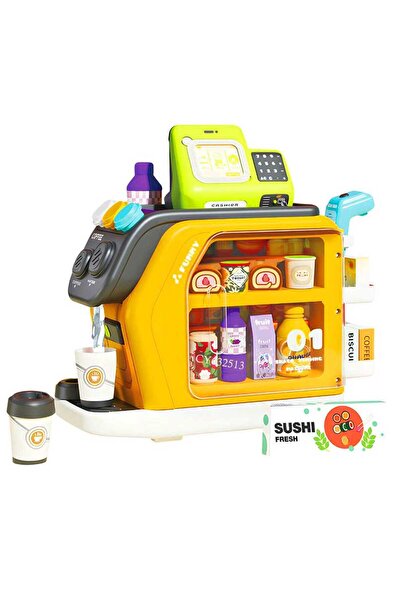 Art Tone ☕✨ COFFEE KAHVE MAKİNESİ & KASA IŞIKLI – MEGA SET | 3 YAŞ+ ✨☕ (1 ADE...