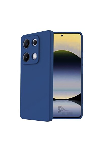 HANPORIUM غطاء سيليكون متوافق مع Redmi Note 14S - غطاء مرن بلون الباستيل مع ح...