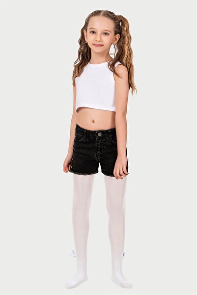 OBJE Girl's White Halter Neck Tank Top