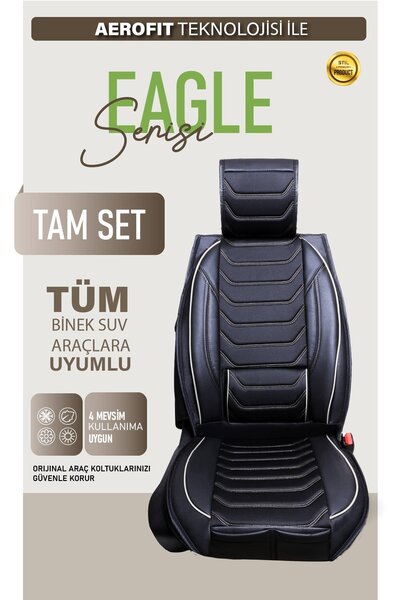 ACKSTORE غطاء مقعد سيارة أوبل كورسا بي متوافق مع السيارة، مصنوع من الجلد النص...