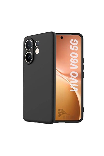 HANPORIUM حافظة سيليكون متوافقة مع هاتف Vivo V60 - غطاء مرن بلون باستيل مع حم...