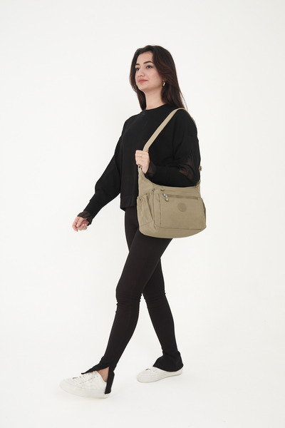 Sanmorris 3058 Geantă de călătorie și de umăr pentru femei, din material text...