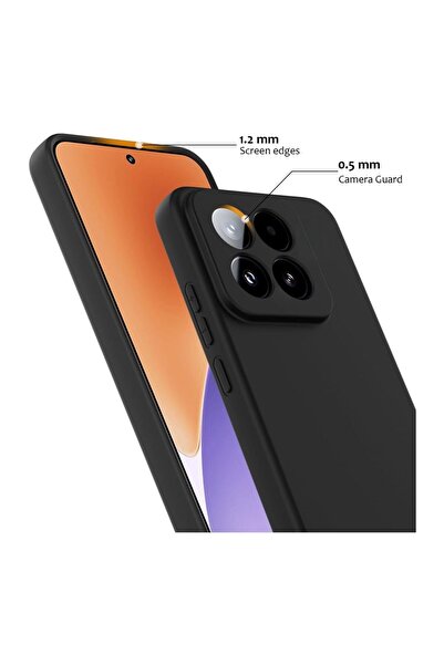 HANPORIUM Xiaomi 17 Uyumlu Silikon Kılıf - Pastel Renk Tonu Kamera Korumalı Esnek Kapak - Yeşil