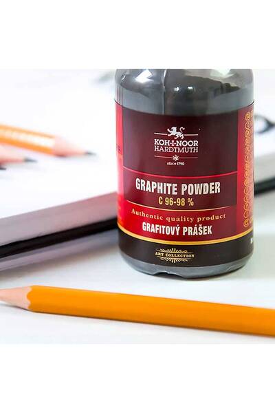 Koh-İ Noor Hardmuth Professional Graphite Powder Charcoal Powder Graphite Pow...