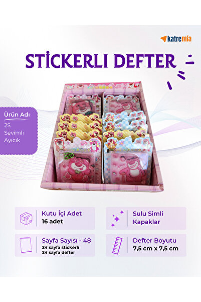 KATREMİA Stickered Notebook - with Box