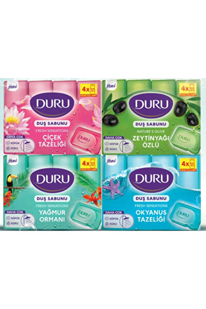 Duru fresh Sensations yağmur ormanı, çiçek tazeliği, zeytinyağözlü ve okyanus...