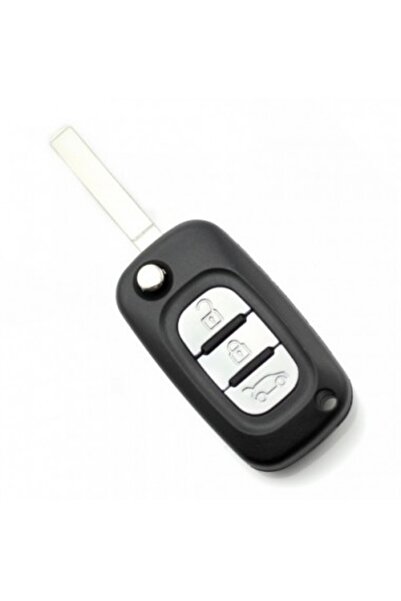 Xenon Bright Carcasă cheie Renault, tip cuțit, 3 butoane