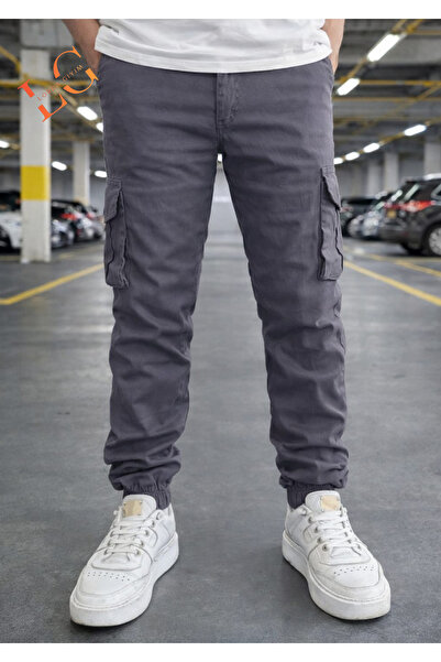 LORDA GİYİM TONI S Pantaloni bărbați cu buzunare cargo, talie înaltă, cu ferm...