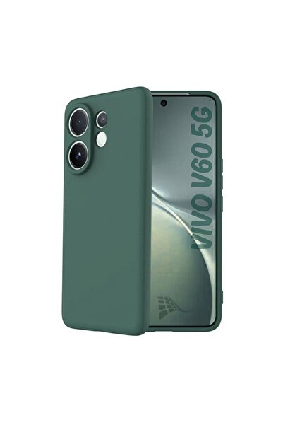 HANPORIUM حافظة سيليكون متوافقة مع هاتف Vivo V60 - غطاء مرن بلون الباستيل مع ...