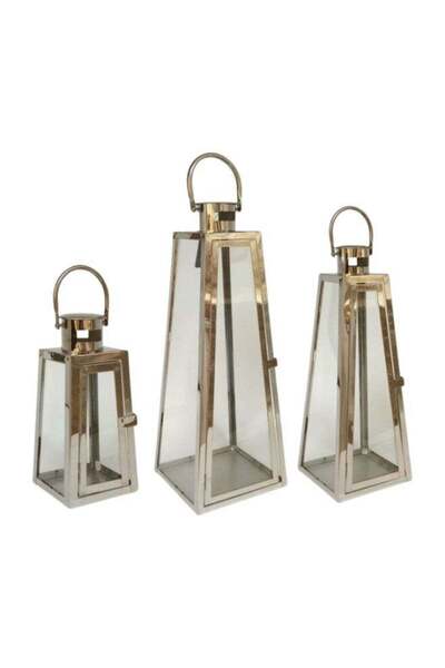 AZAF Elegant Ramadan Decorative Lantern Set of 3