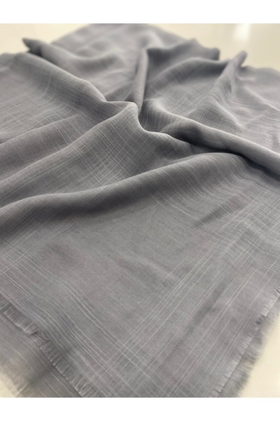 Bohemian وشاح قطني رمادي اللون للكتابة مقاس 100x100 سم