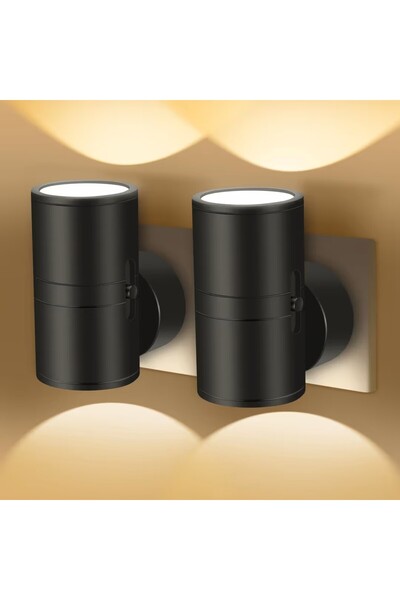 OEM night lamp, cylindrical, retro, with adjustable light