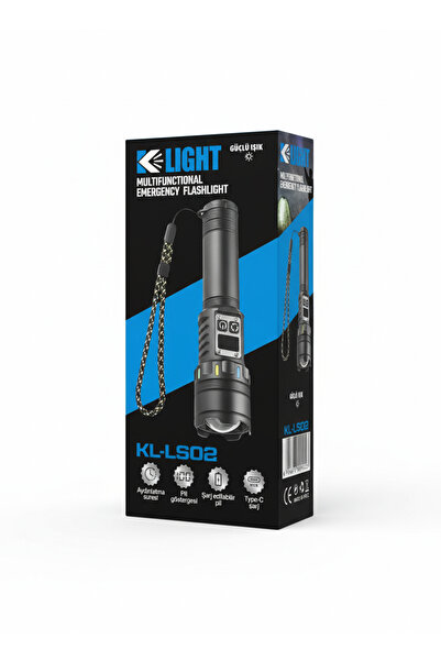 KLIGHT Şarj Edilebilir Güçlü Uzun Menzilli Araç - kamp ve Acil Durum için Out...