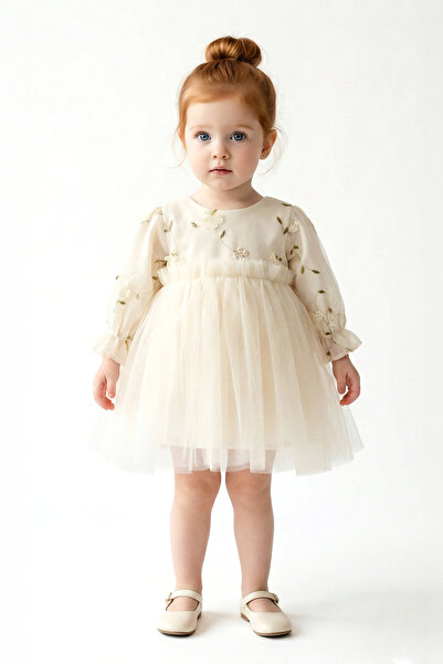 Baby Animals Kız Bebek Elbise Kız Çocuk Elbise Çiçekli Doğum Günü Parti Düğün...