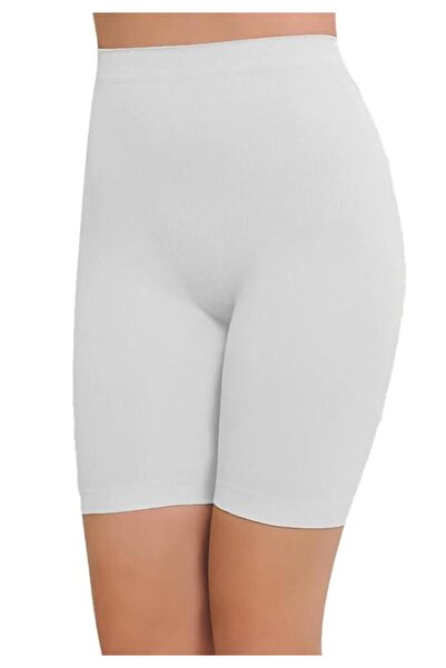 TOSKI Buttock-lifting shapewear with silicone and shorts - White