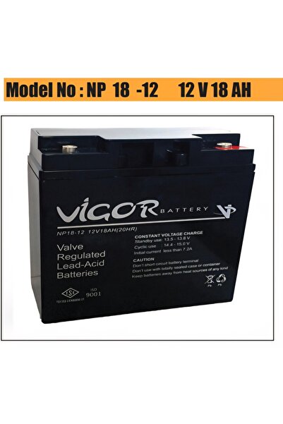 Vigor 12v 18 amper kuru bakımsız