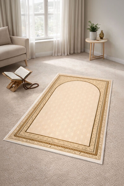 Nihai Ev Dijital Diz Ağrıtmayan Yumuşak Kaymaz Antialerjik Seccade Namazlık Ç...