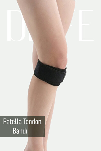 DILIFE Tendon Bandajı Cırt Bantlı Her Bedene Uyumlu Patella Tendon Bandı Sağ&...
