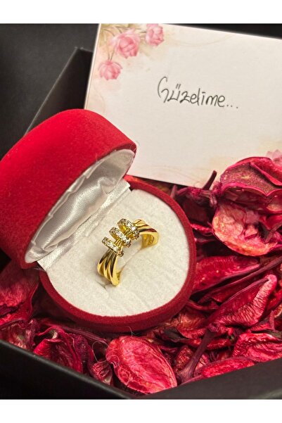 lotusbybuket خاتم ذهبي بثلاث حلقات من الفولاذ قابل للتعديل بتصميم VIP على شكل...