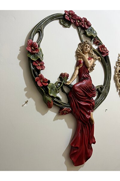 Ariestasarım POLYESTER KADIN DUVAR SÜSÜ PANO