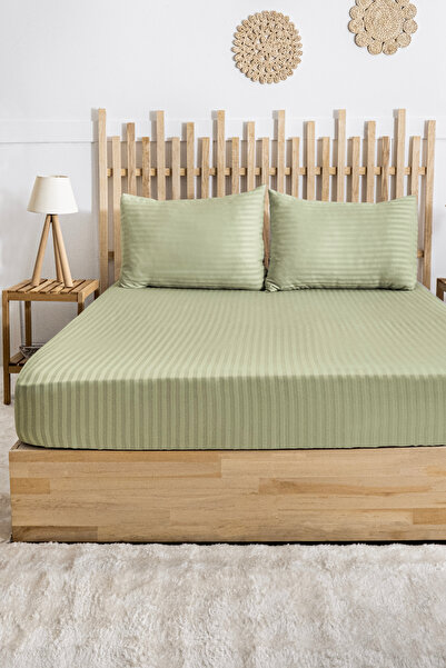 DB DANLA BALDİ Home Collection Elastic Bed Sheet Cotton Satin Double Size