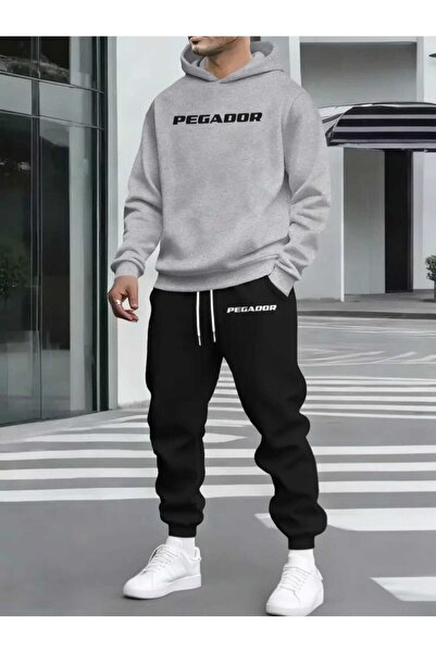 DİVİN UNISIX cu imprimeu i supradimensionat sweatahirt - pantaloni de trening...