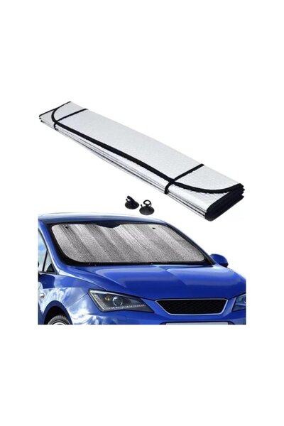 Lisinya Parasolar pentru parbriz auto cu protecție împotriva căldurii și UV p...