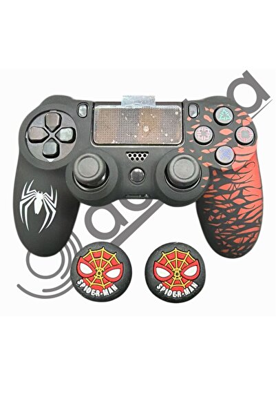Doreka PS4 Dualshock Spider-Man Koruyucu Silikon Kılıf ve Analog korucusu