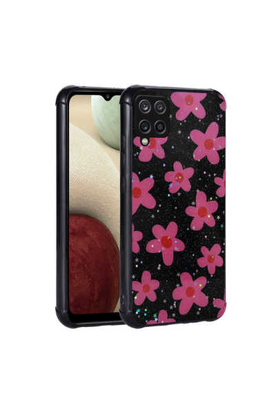 Subutu حافظة جالاكسي M33 ذات نمط فضي لامع مع حماية للكاميرا - غطاء SBT Popy -...