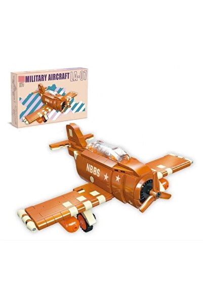 OEM Military airplane construction set with propeller 292 pieces