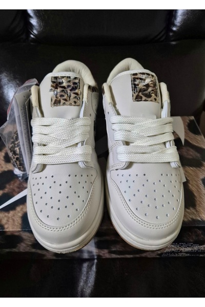 ÇınarShoes Unisex Krem Günlük Sneaker Ayakkabı