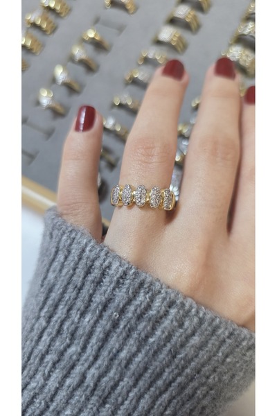 ARTEMİSİA خاتم نسائي بتصميم فاخر ومضيء بلونين قابل للتعديل بدون رقم