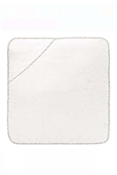 OEM Hooded Cotton Towel White with Stars 75 x 75 cm