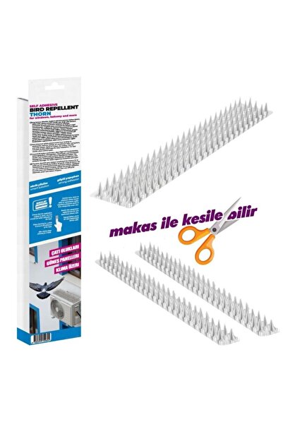 elaletionline Kuş Kov Plastik Dikenler 2 Adet 8 cm x 40 cm