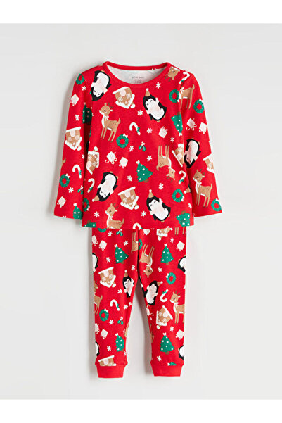 LC Waikiki I Zero Roba Yaka Christmas Themed Baby Girl Pajama Set from Freeze...
