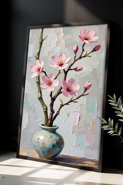 Cadran Tek Parça Oturma Odası Salon Mutfak Çerçeve Görünümlü Mdf Tablo