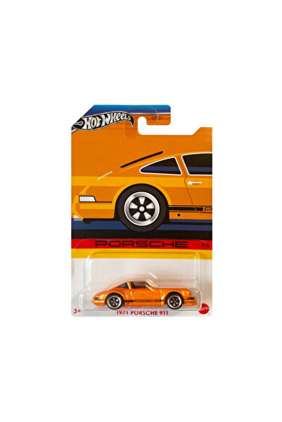 HOT WHEELS 1971 Porsche 911, orange, scale 1:64