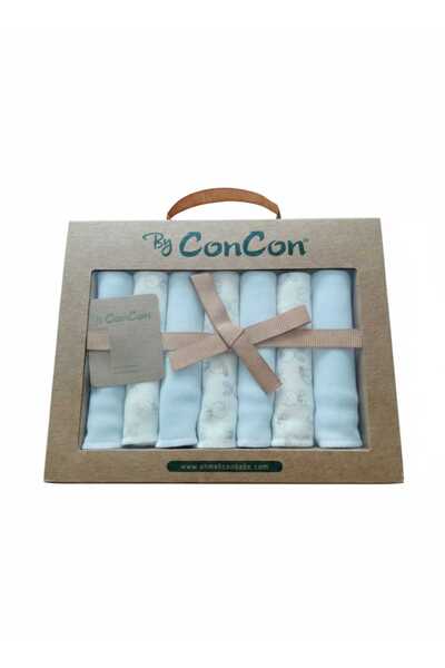 CONCON Newborn Baby 7-Piece Mouth Wipes Boxed 100% Cotton