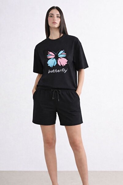 Gutsy SET PANTALONI SCURȚI ȘI TRICOU PENTRU ADULȚI MODEL FLUTĂRĂTOR