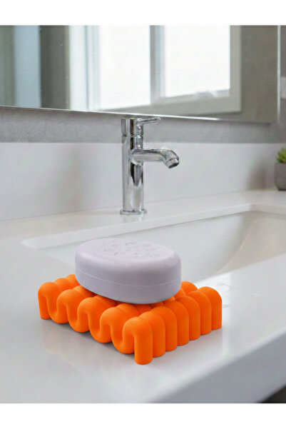 Filkorium3D موزع صابون على شكل موجة - موزع صابون بلاستيكي عصري وأنيق - بلاستيك