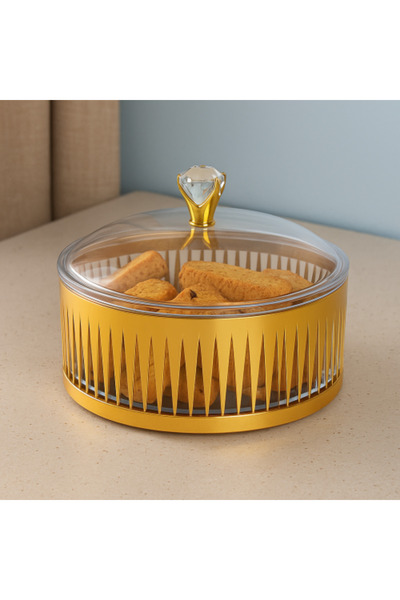 Generic Elegant Round Dessert Serving Tray