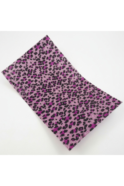 KumaşEvi Crystal Leopard Self-Adhesive |   24X40 cm |   Decorative Sticker, F...