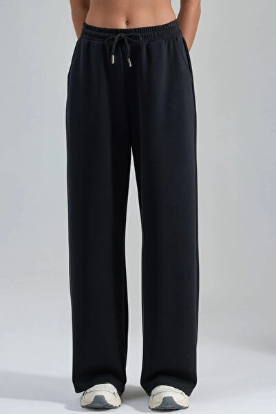 Hiccup BUSEM Παντελόνι μεσαίας μέσης με φαρδιά μπατζάκια από μοντάλ