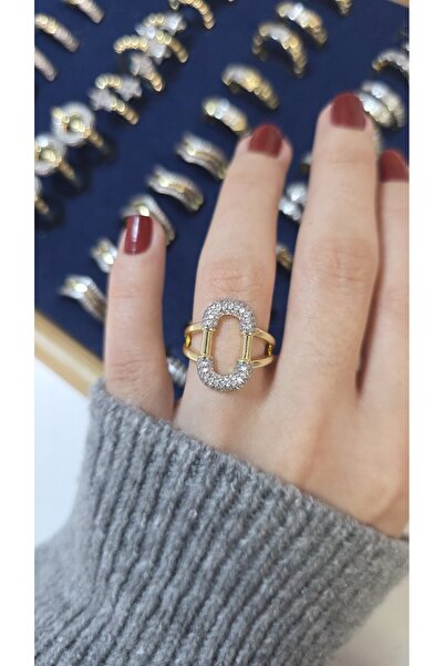 ARTEMİSİA خاتم نسائي بتصميم فاخر ومضيء بلونين قابل للتعديل بدون رقم