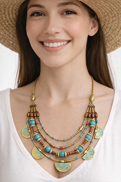 cleopatra takı aksesuar قلادة نيل إسينتي فينتاج فاندروينج للنساء