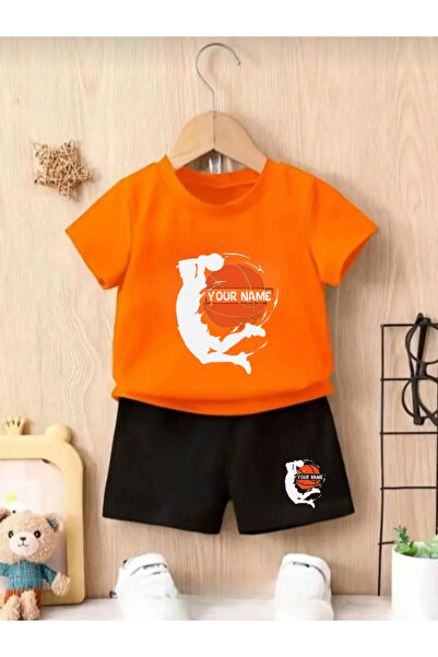 DOCE ELEGANTE SET DE VARĂ PENTRU COPII CU IMprimeu Baschet