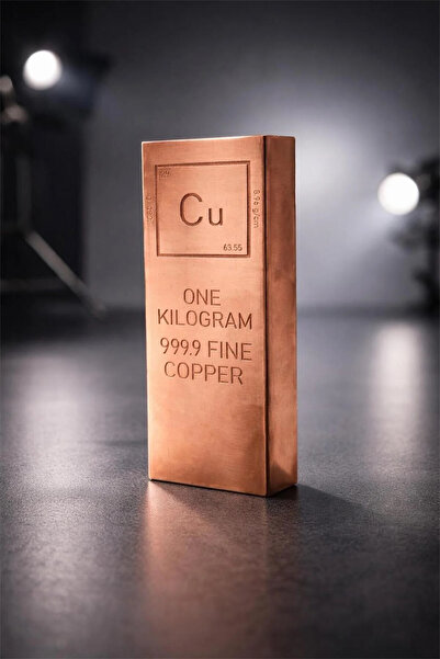 VELİT VOLA YATIRIMLIK BAKIR KÜLÇE 999.99 Saf Bakır Külçe 1 Kg