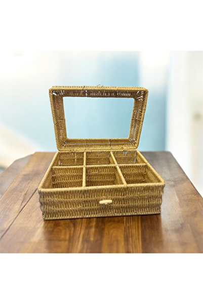 Esence Hediyelik ÖRMELİ SAKLAMA KUTU & ORGANİZER & TAKI KUTUSU