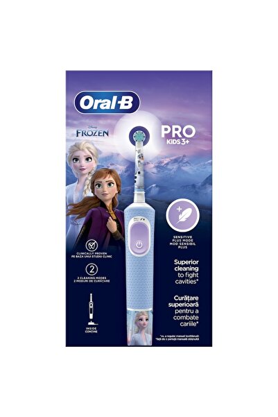 Oral-B Περίοδος ηλεκτρικής ενέργειας Pro Kids Frozen pentru copii, Curatare 2...