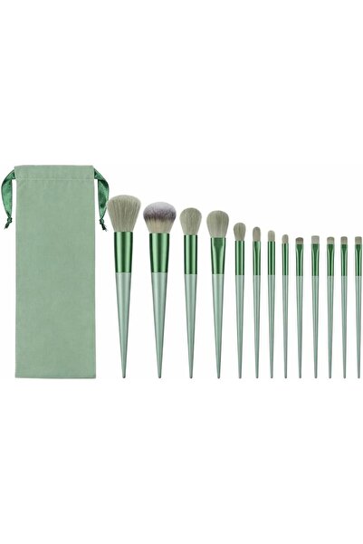 Busstier 13-частен професионален комплект четки за грим - фон дьо тен, руж, с...